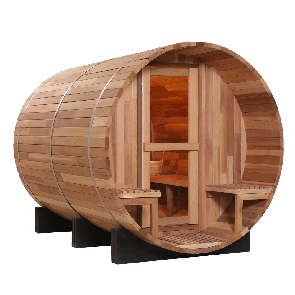 Canadian Wood Outdoor Barrel Sauna Room