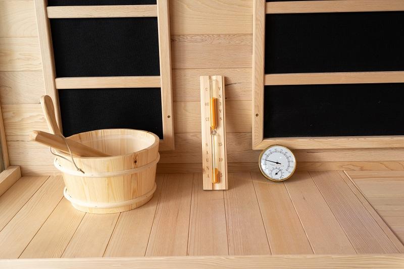 Traditional Steam And Far Infrared Sauna Room