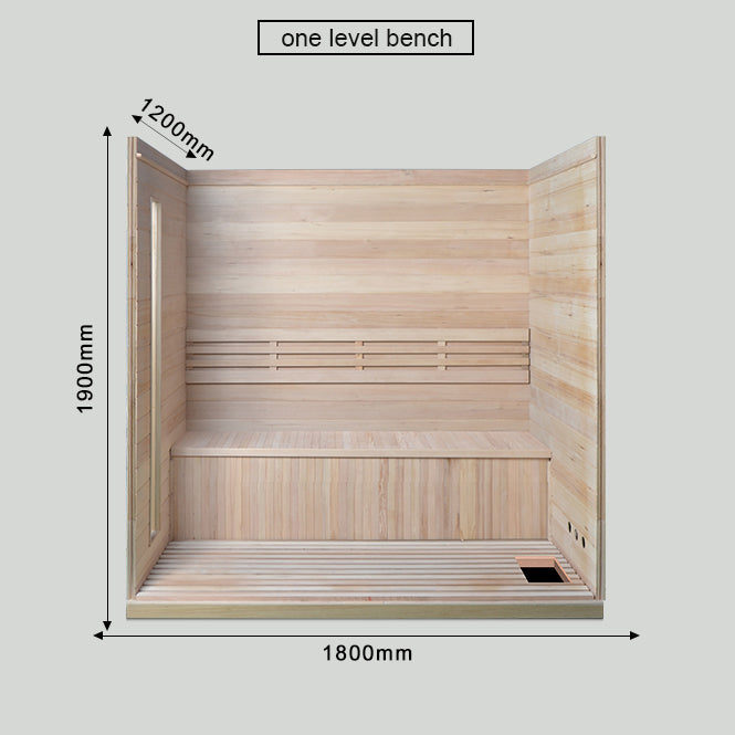 Finland Traditional Home Wooden Sauna