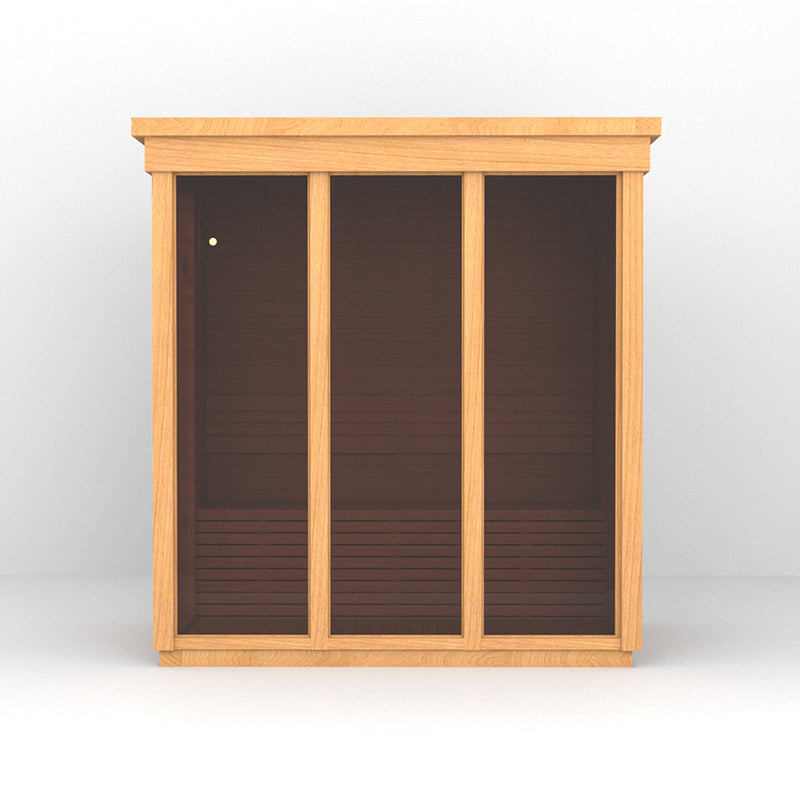 Modern Box Large Outdoor Sauna