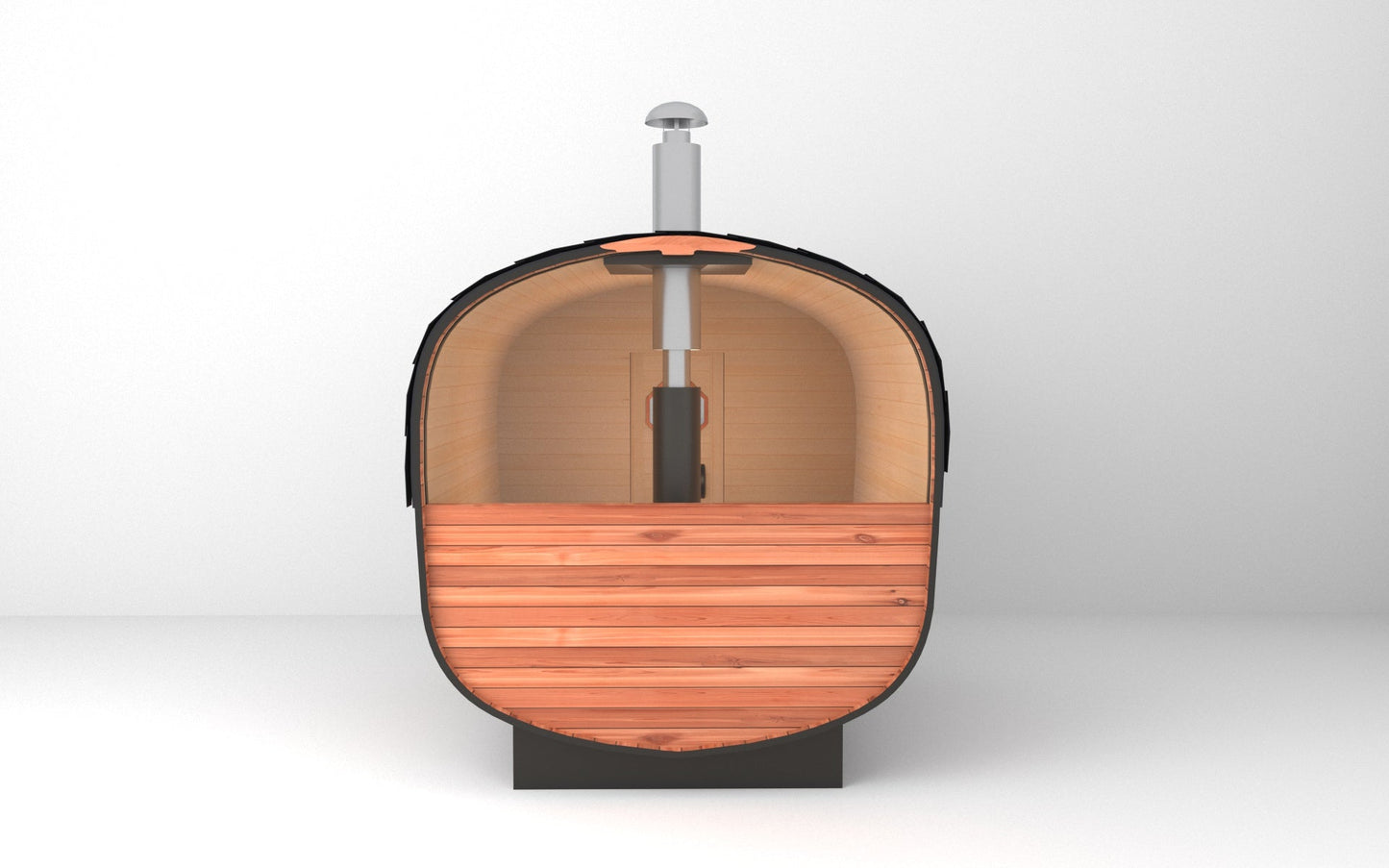 Economy Outdoor Barrel Sauna(2-6 people)
