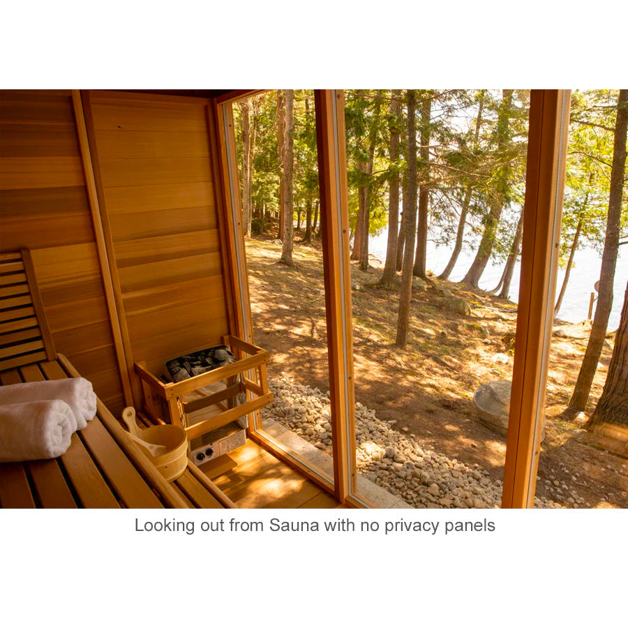 Modern Box Large Outdoor Sauna