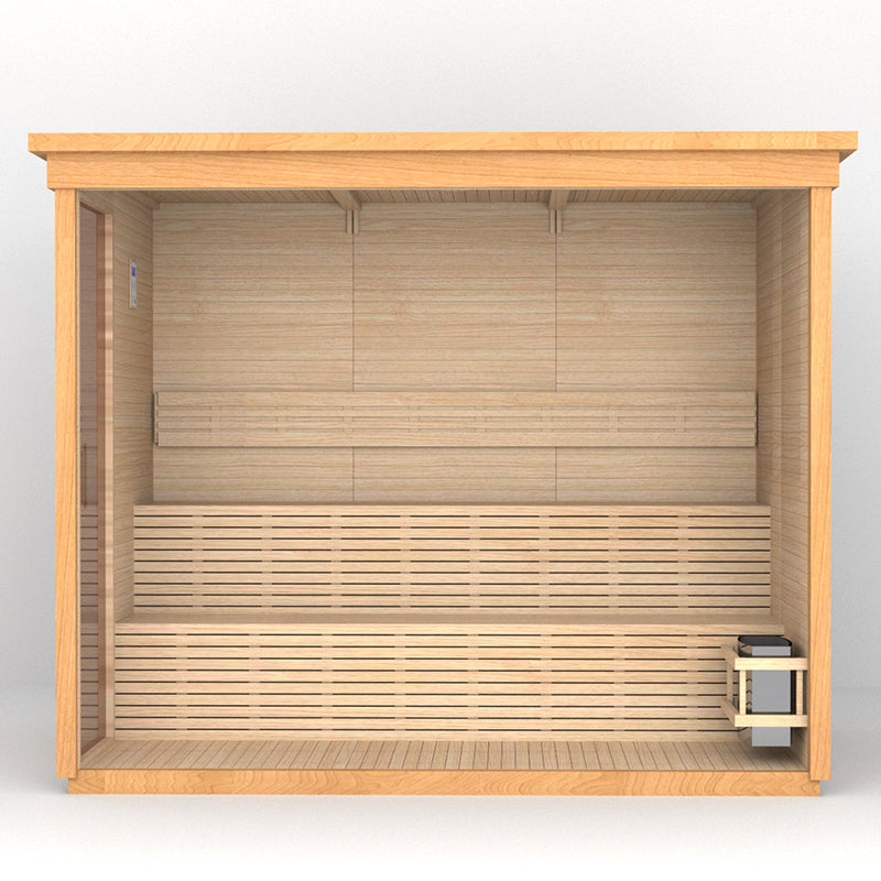 Modern Box Large Outdoor Sauna