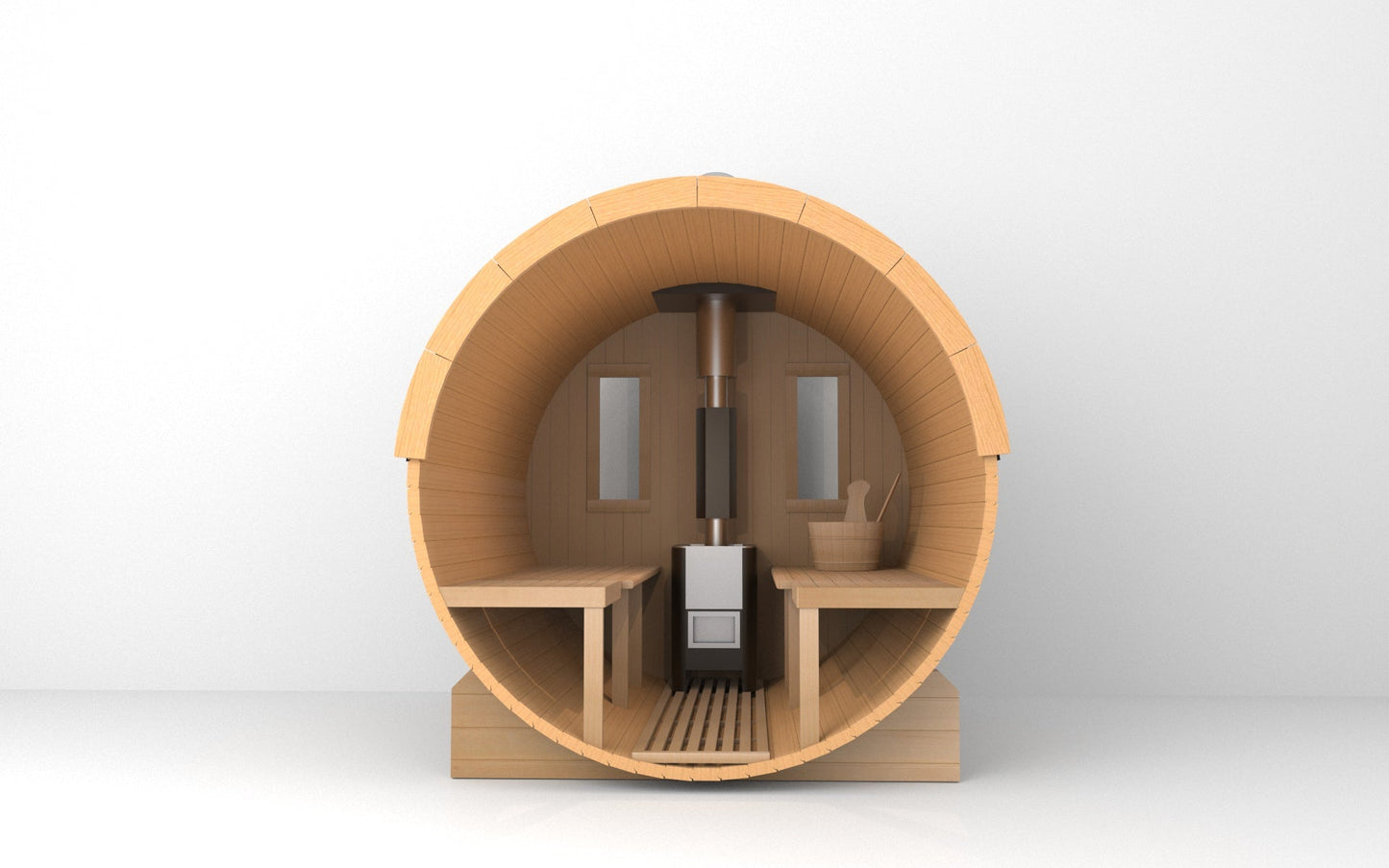 Traditional Steam Barrel Sauna