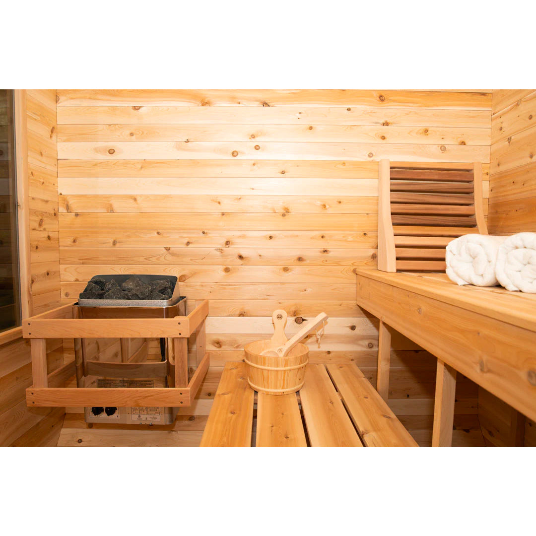 Traditional Outdoor Square Sauna