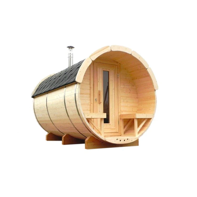 Hemlock Wood Garden Barrel Sauna