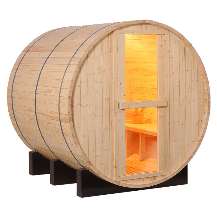 Canadian Wood Outdoor Barrel Sauna Room