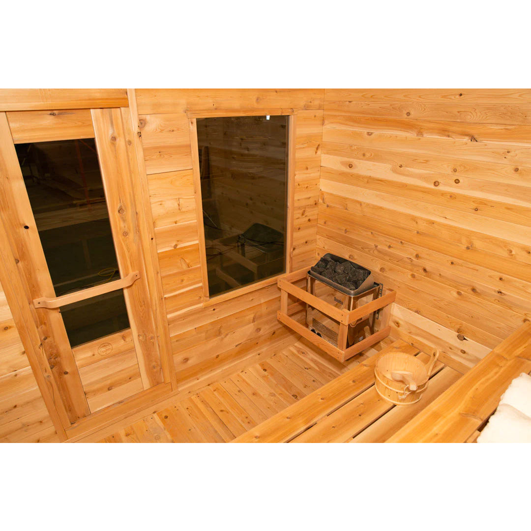 Traditional Outdoor Square Sauna