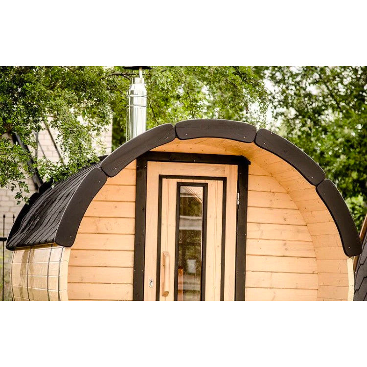 Hemlock Wood Garden Barrel Sauna