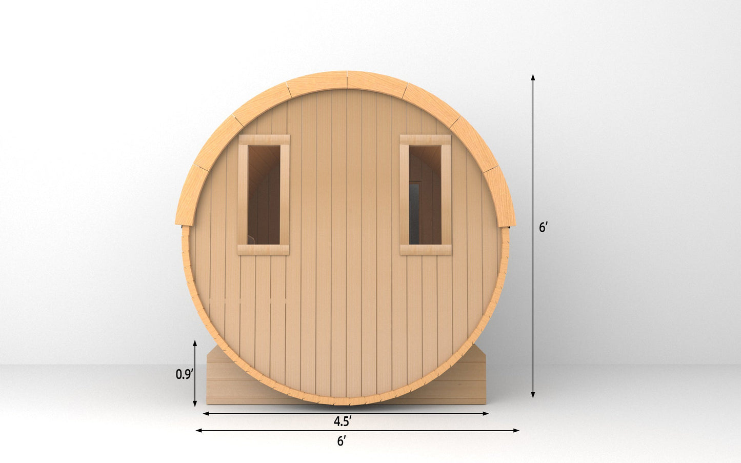 Traditional Steam Barrel Sauna