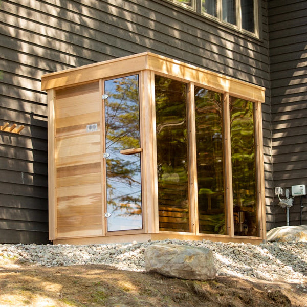 Modern Box Large Outdoor Sauna