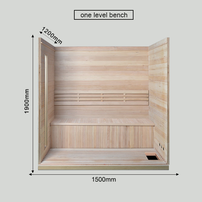 Finland Traditional Home Wooden Sauna