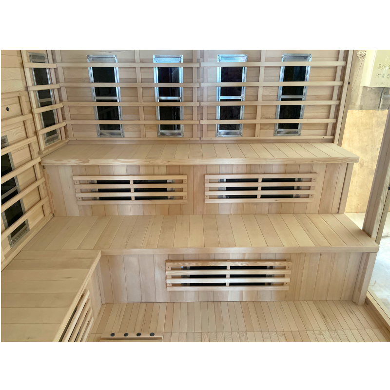 Solid Wooden Infrared Spa Sauna Steam Room 6KW For 5 Person(Indoor)