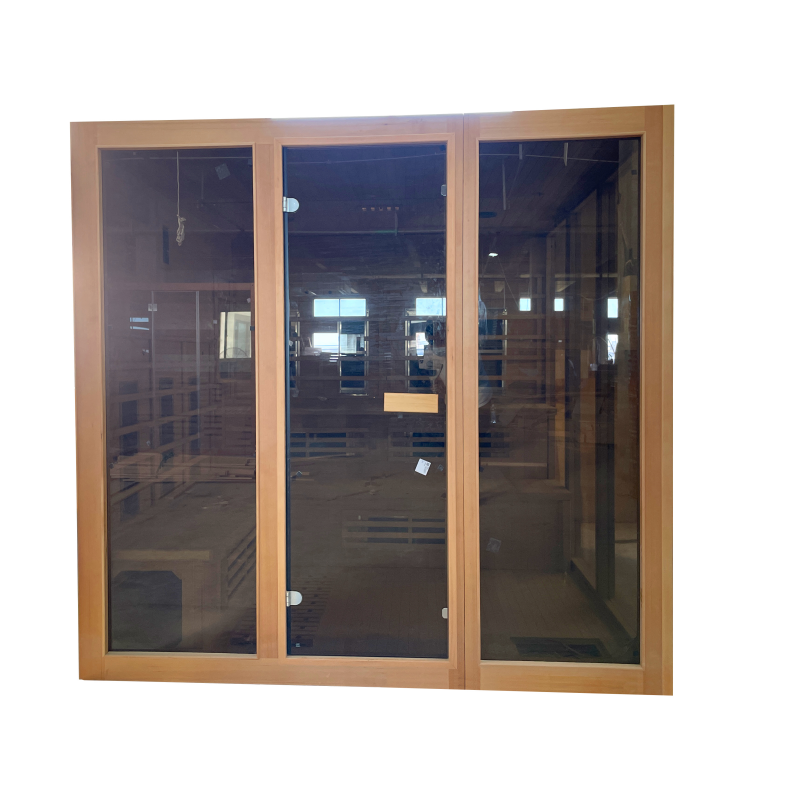 Solid Wooden Infrared Spa Sauna Steam Room 6KW For 5 Person(Indoor)