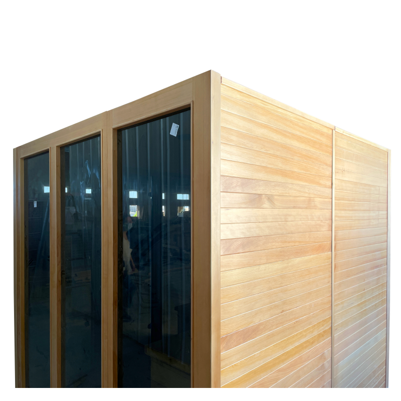 Solid Wooden Infrared Spa Sauna Steam Room 6KW For 5 Person(Indoor)