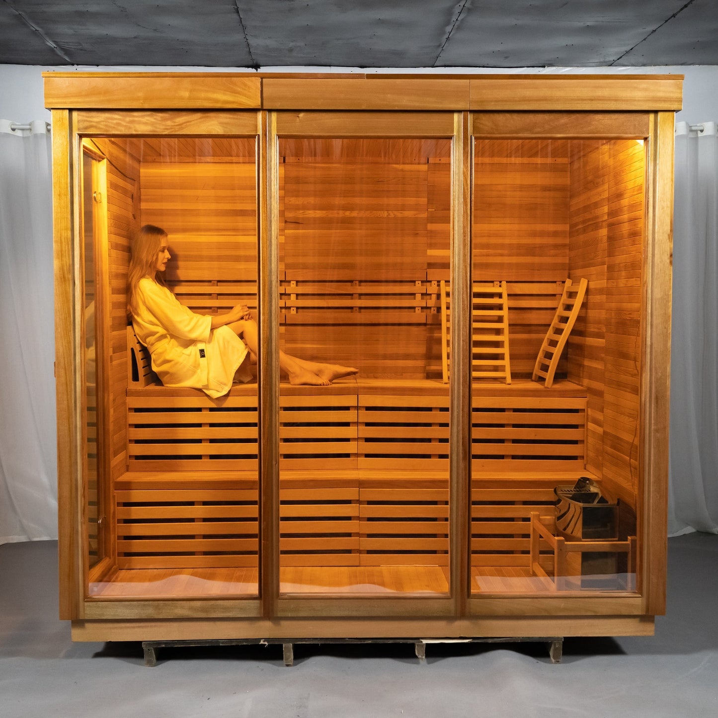 Modern Box Large Outdoor Sauna