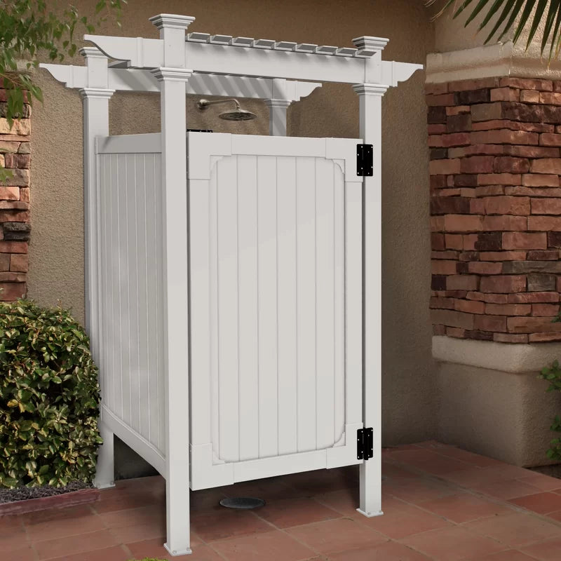 Hampton Vinyl Enclosure Outdoor Shower