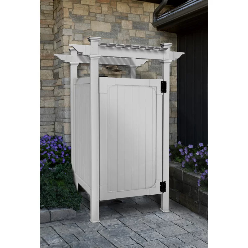 Hampton Vinyl Enclosure Outdoor Shower