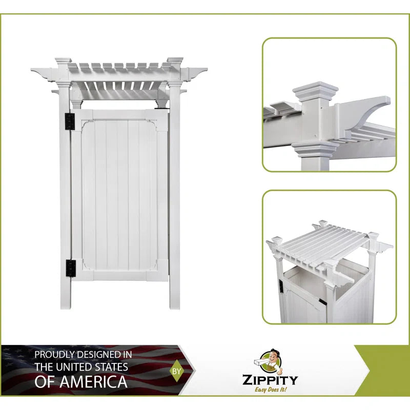 Hampton Vinyl Enclosure Outdoor Shower
