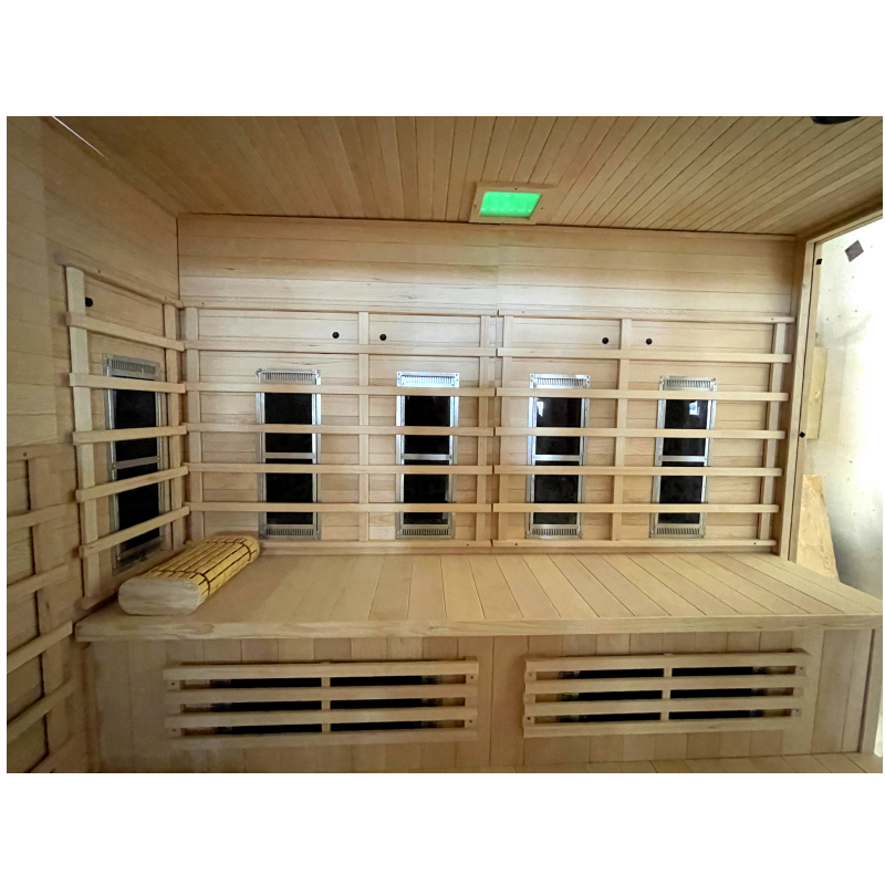 Solid Wooden Infrared Spa Sauna Steam Room 6KW For 5 Person(Indoor)