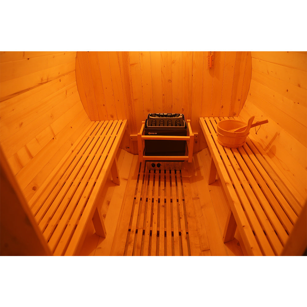 Canadian Wood Outdoor Barrel Sauna Room