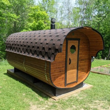 Economy Outdoor Barrel Sauna(2-6 people)
