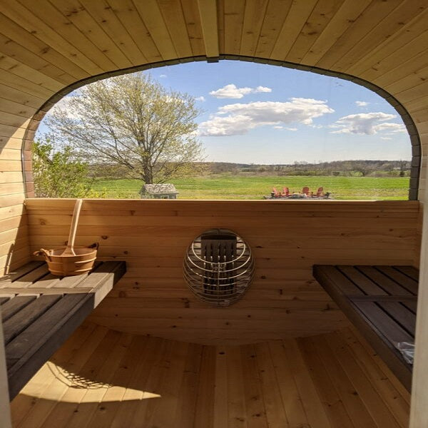 Economy Outdoor Barrel Sauna(2-6 people)