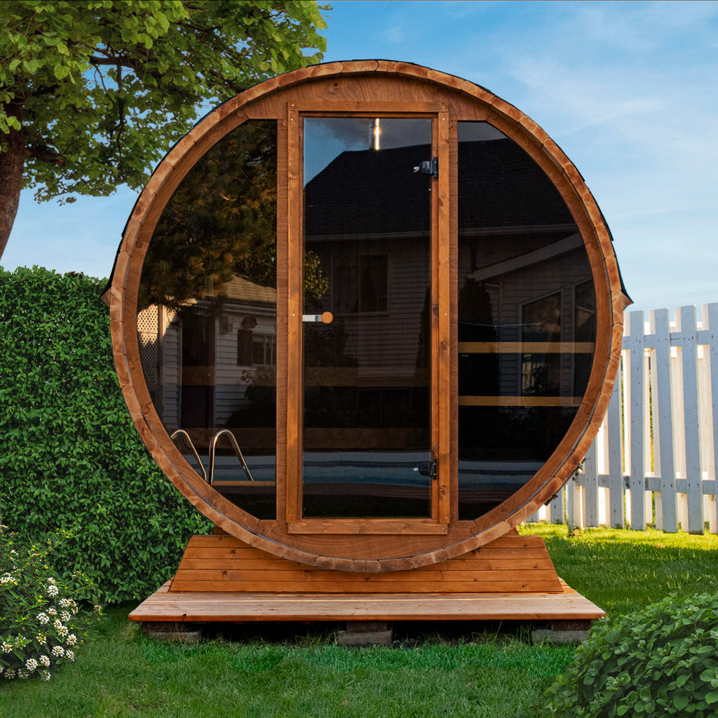 Outdoor Fashion Barrel Sauna(3-4 Person)