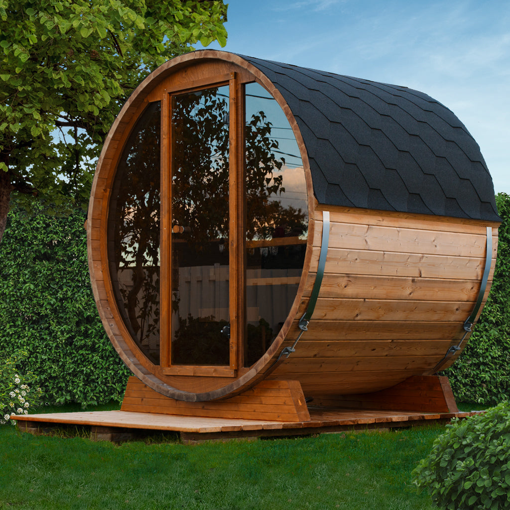 Outdoor Fashion Barrel Sauna(3-4 Person)