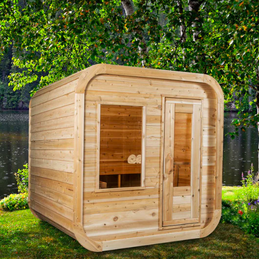 Traditional Outdoor Square Sauna