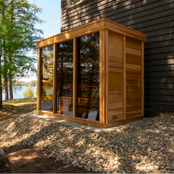 Modern Box Large Outdoor Sauna