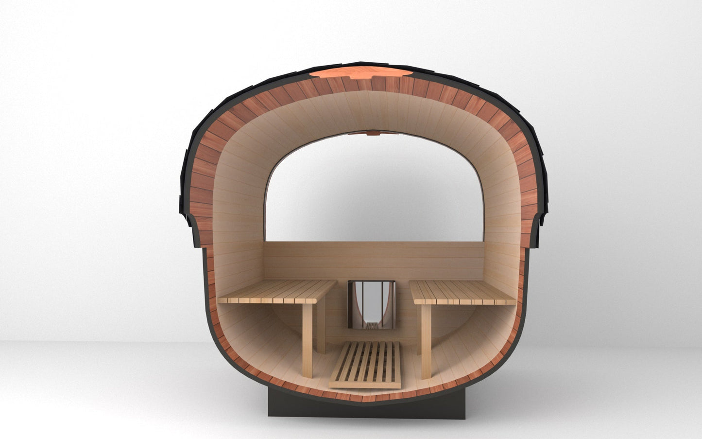 Economy Outdoor Barrel Sauna(2-6 people)