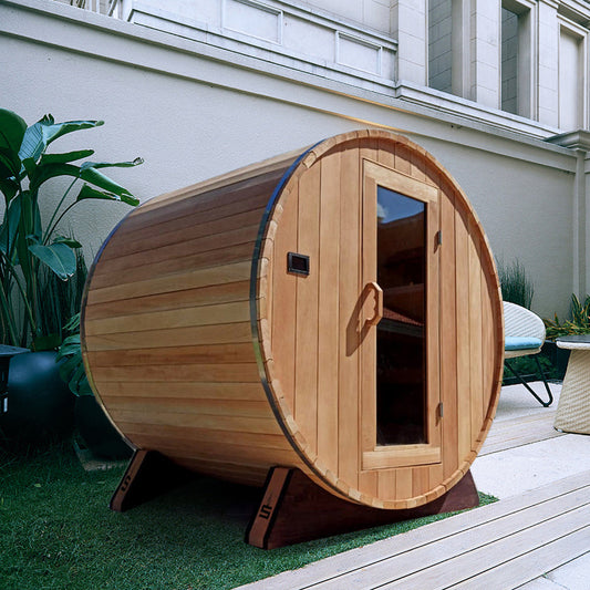 Outdoor Barrel Sauna Kit Basic Style