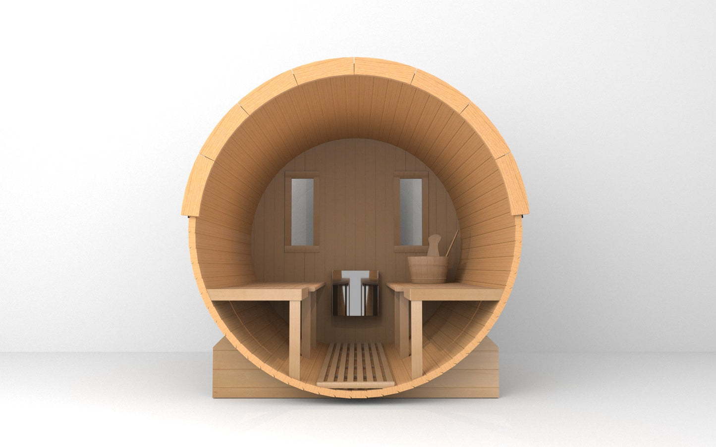 Traditional Steam Barrel Sauna