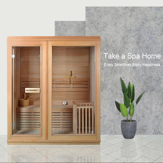 Finland Traditional Home Wooden Sauna