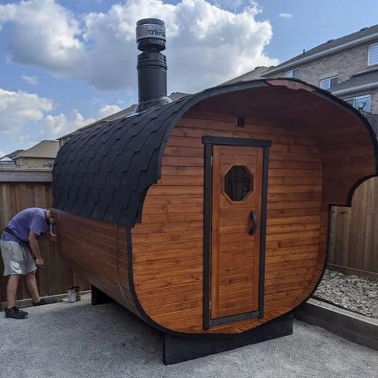 Economy Outdoor Barrel Sauna（2-6 people）