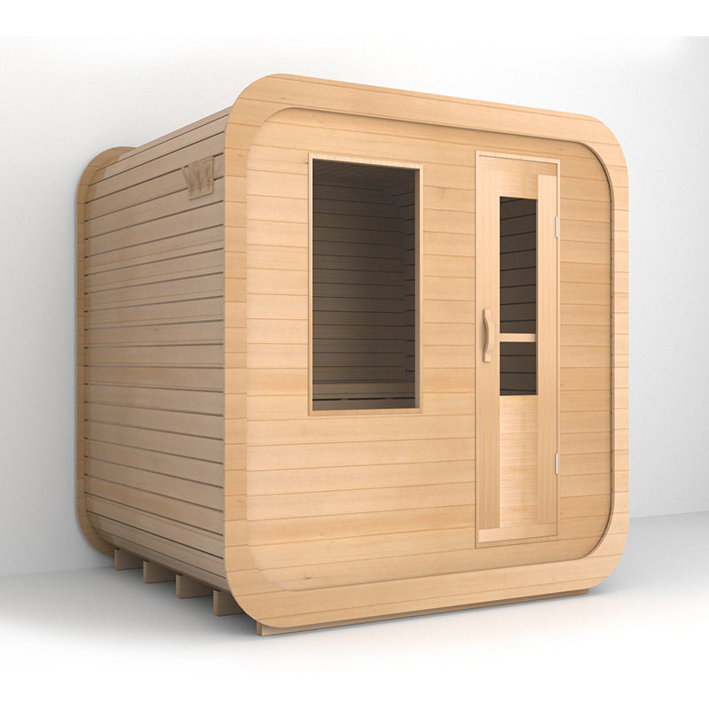 Traditional Outdoor Square Sauna
