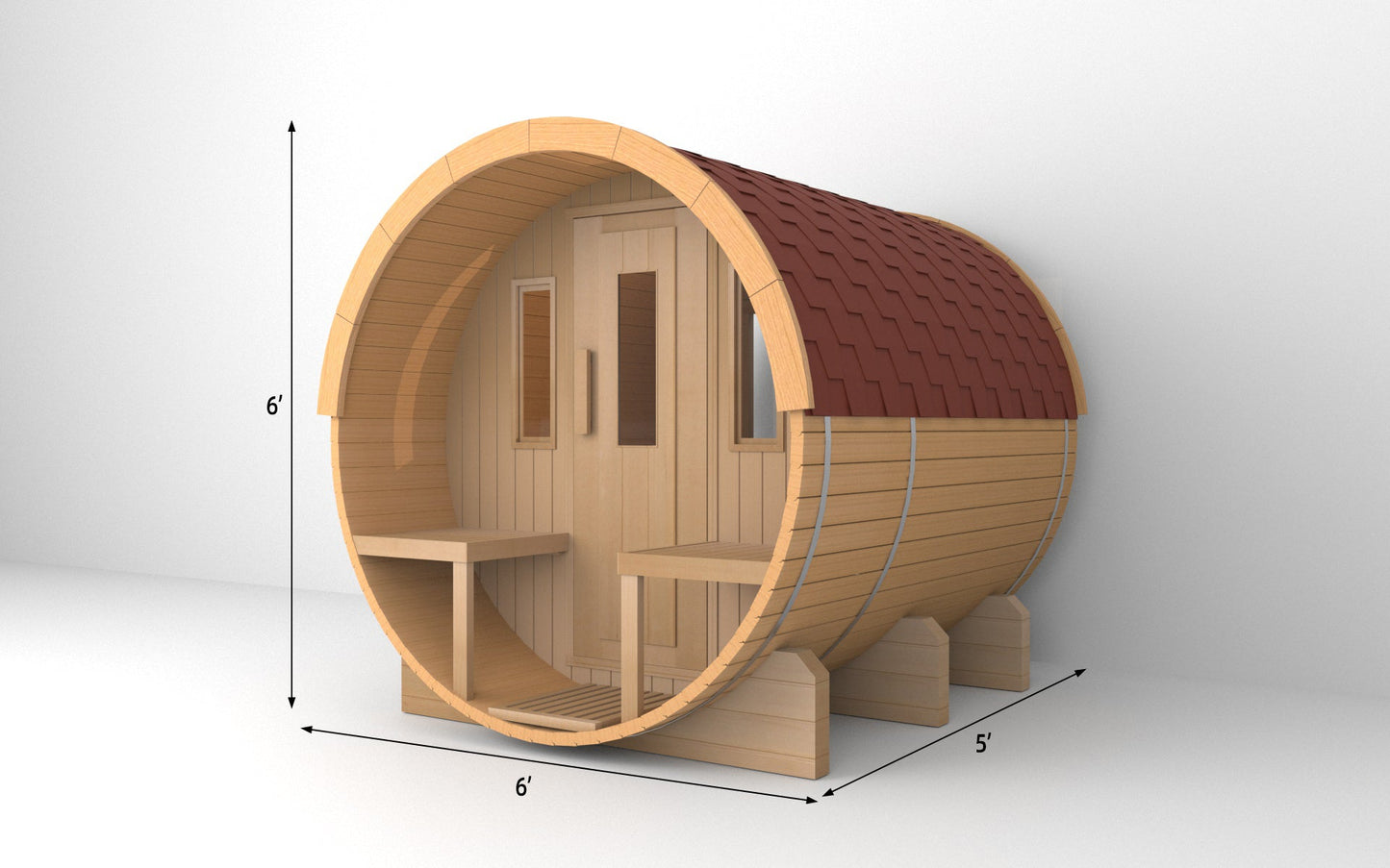 Traditional Steam Barrel Sauna
