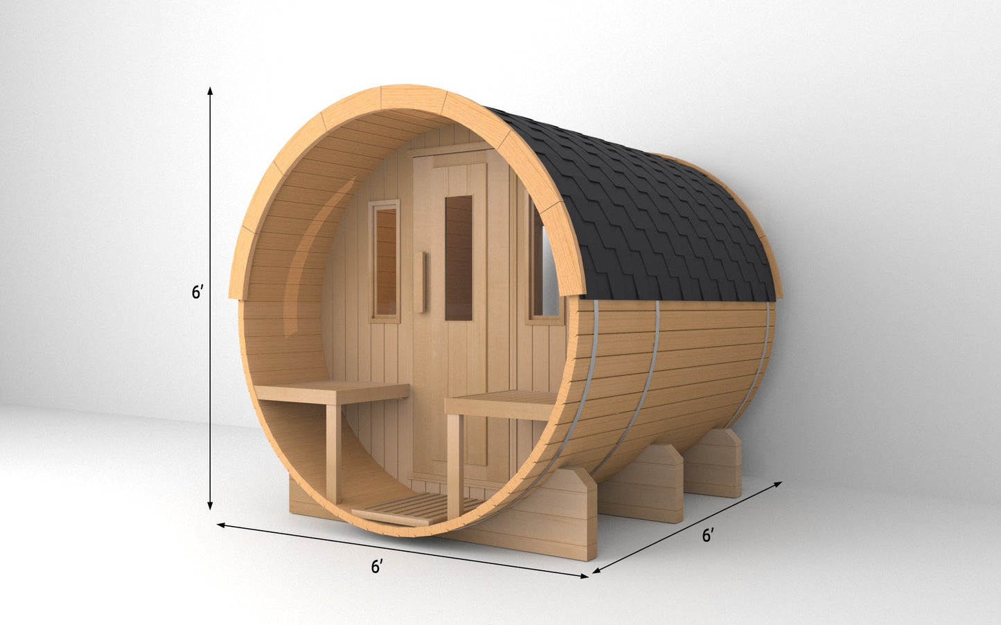 Traditional Steam Barrel Sauna