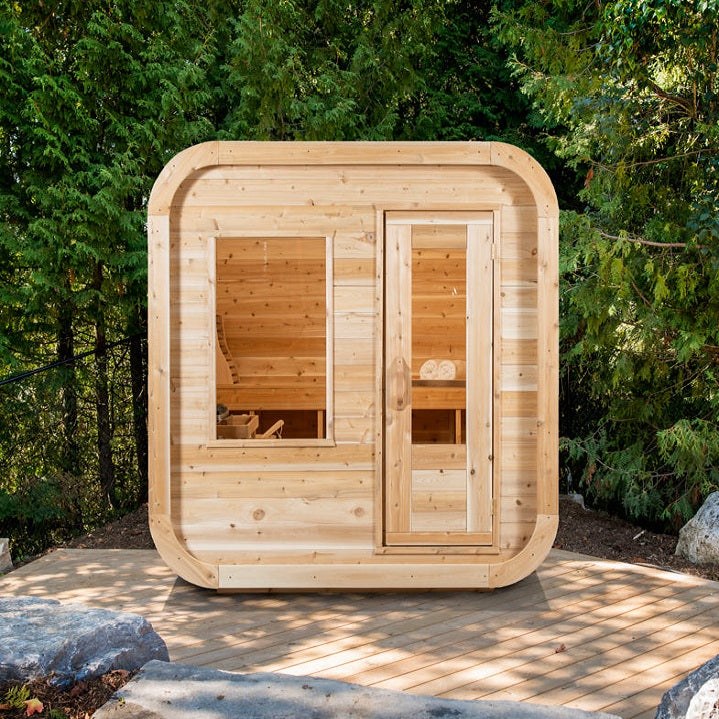 Traditional Outdoor Square Sauna