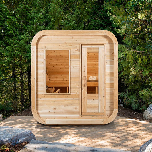 Traditional Outdoor Square Sauna
