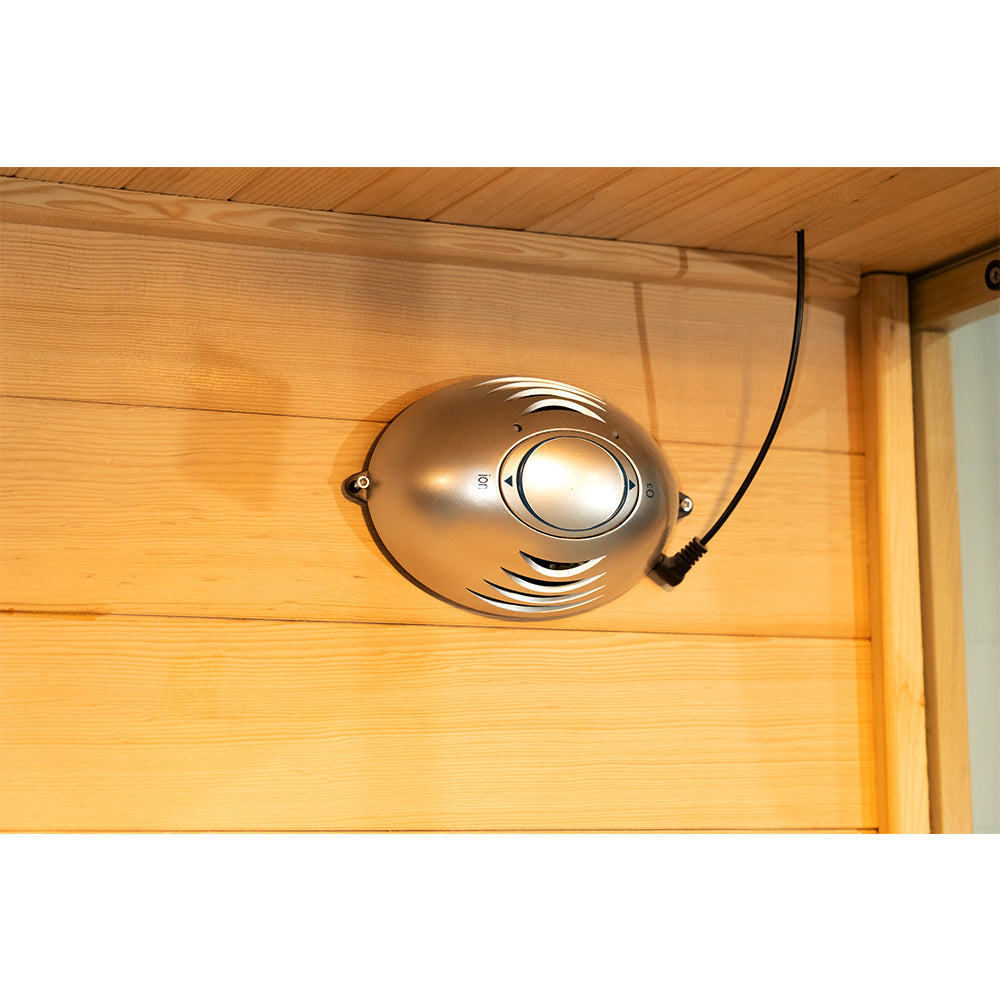 Premium Dual System Sauna With Three-sided glass