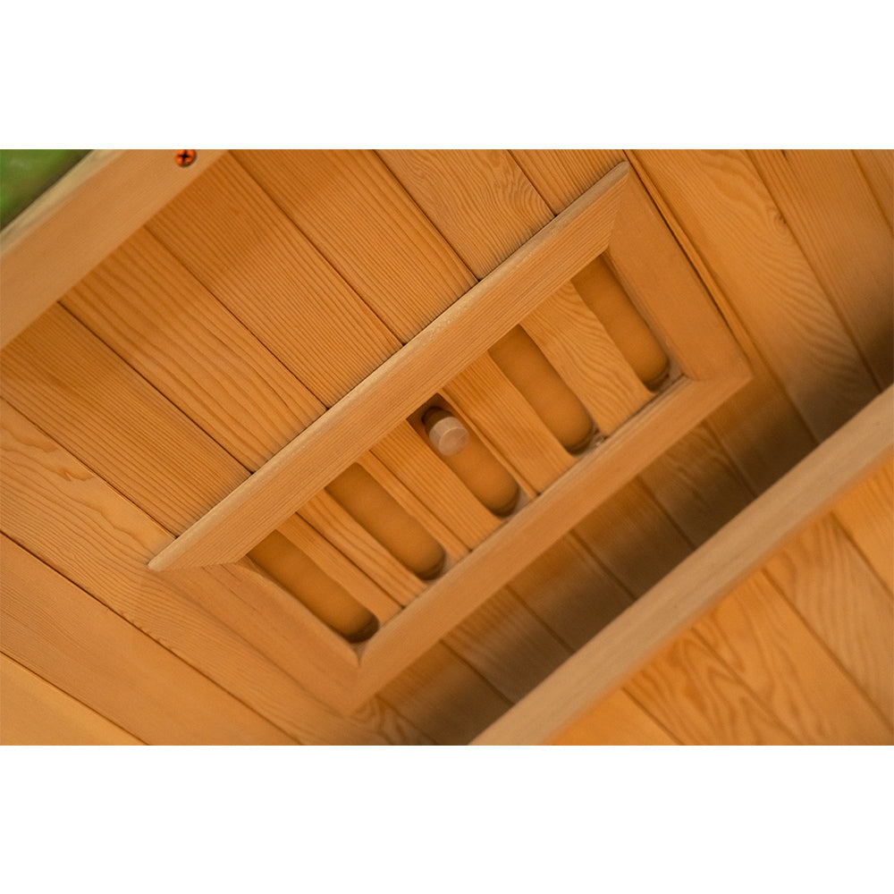 Premium Dual System Sauna With Three-sided glass