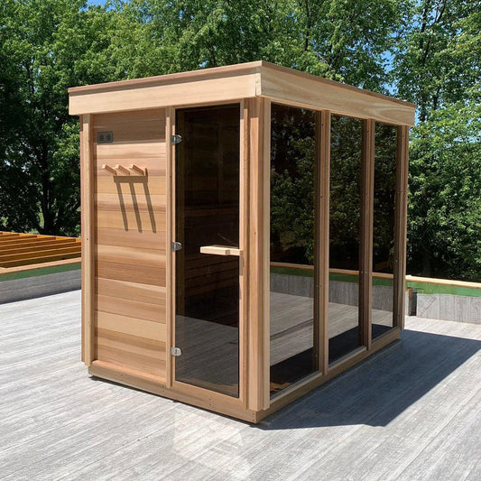 Modern Box Large Outdoor Sauna