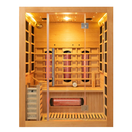 Traditional Steam And Far Infrared Sauna Room